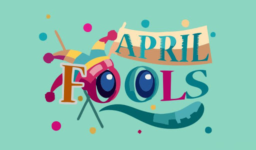 Błękitny baner Prima Aprilis